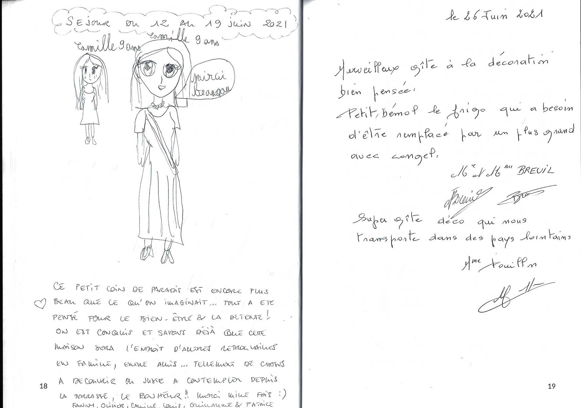 Guestbook image gite ariege