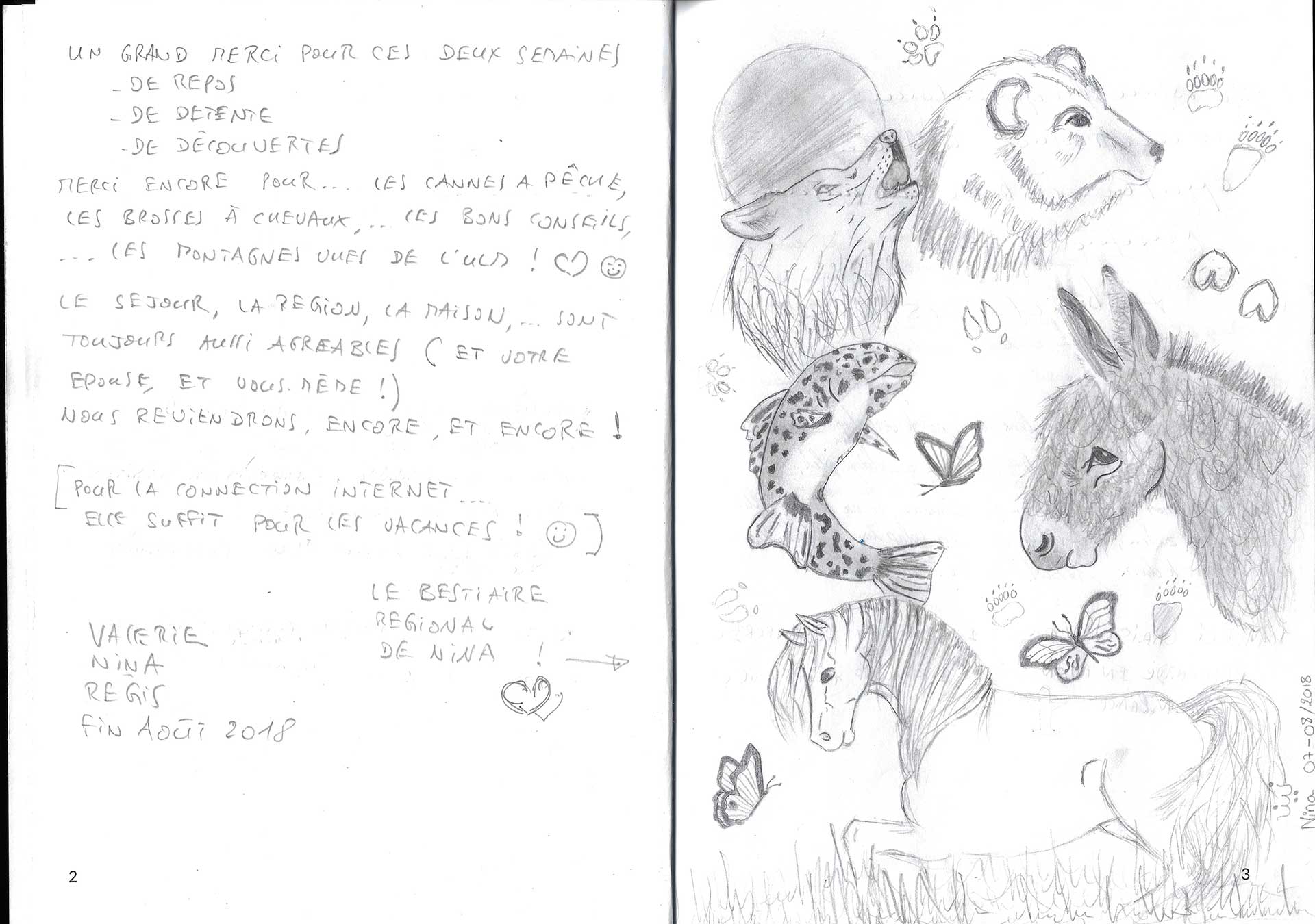 Guestbook image gite ariege