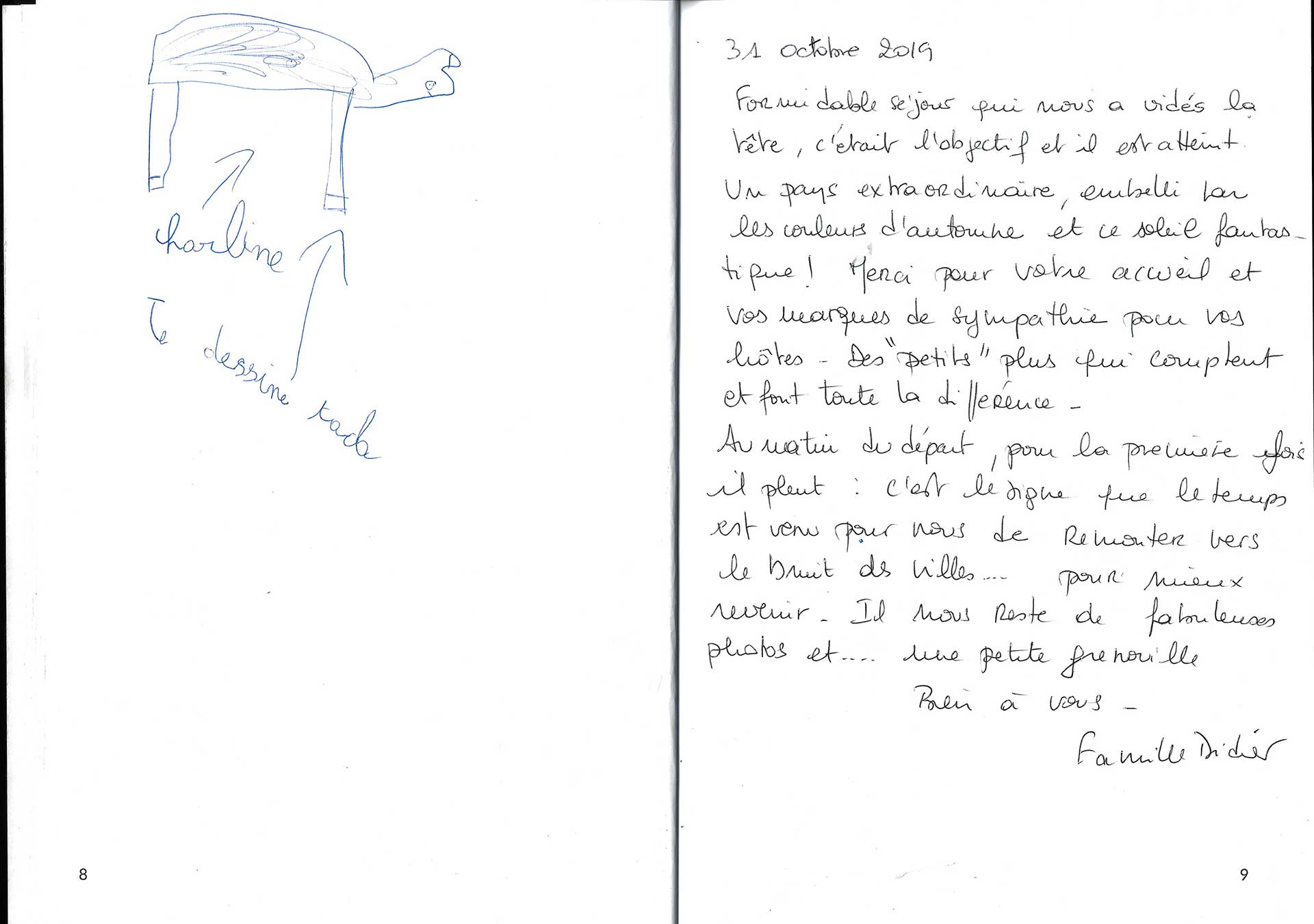 Guestbook image gite ariege